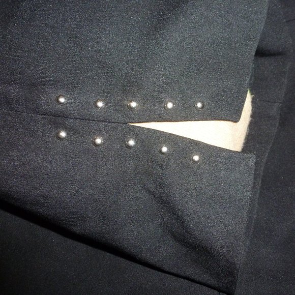 Black Stretchy  Straight Pull-On Elastic waistline Sz XL - Picture 6 of 9